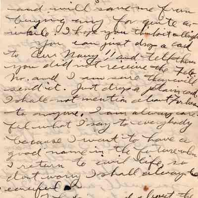Mar 13, 1919 letter