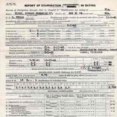 Report of Examination (2-25-42)