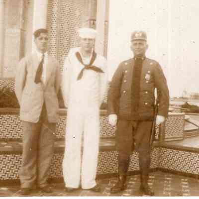 Civilian, Sailor, & Cop