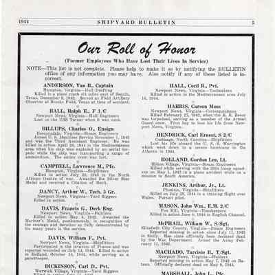 Shipyard Bulletin III