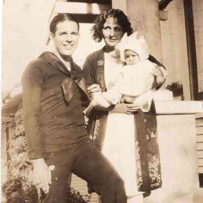 Couple with child