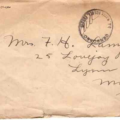 undated Lamson envelope