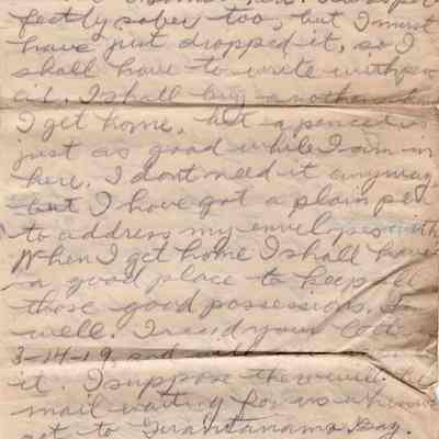 Mar 28, 1919 letter pg#2