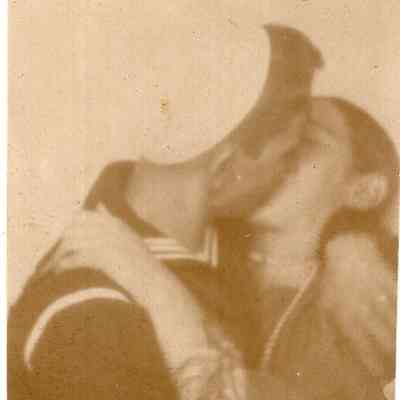 Kissing couple