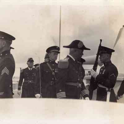 Officers by turret