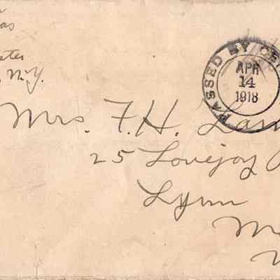 Apr 14, 1918 envelope