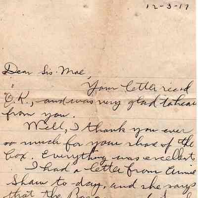 Dec 3, 1917 letter #2