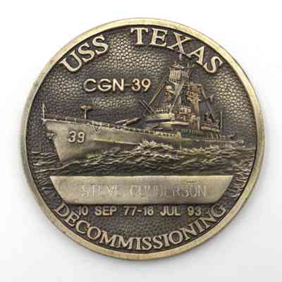 Decommissioning commemorative coin