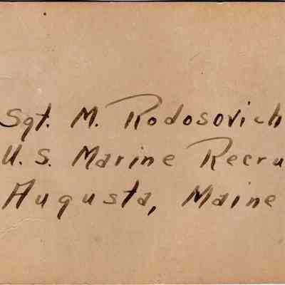 M. Rodosovich's tag
