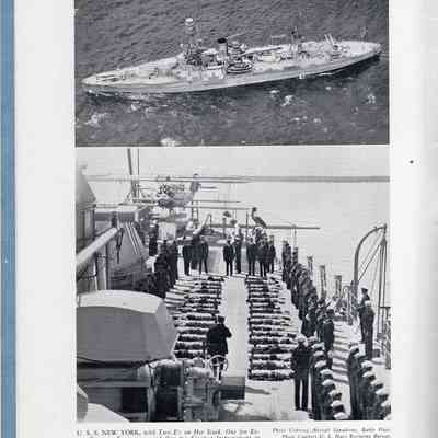 Battleship New York on top