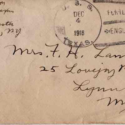 Dec 4, 1918 envelope