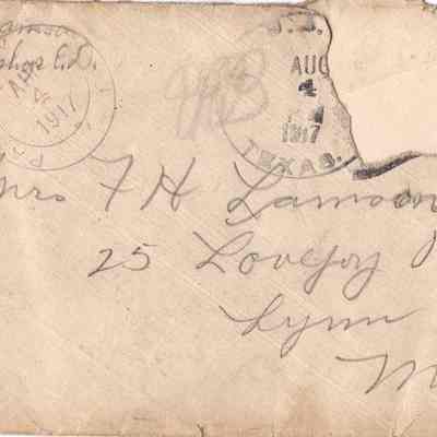 Aug 4, 1917 envelope