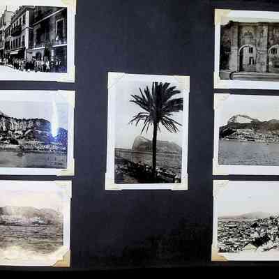 page five of 2025.1028.16: Postcards bought by Nichols while in North Africa surrounding action in Operation "Torch."