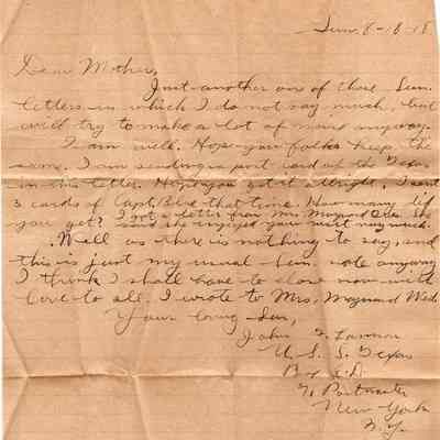 Aug 18, 1918 letter
