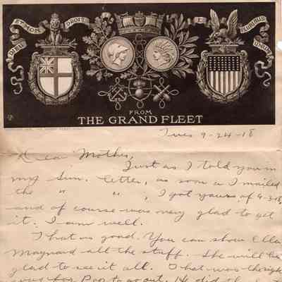 Sep 24, 1918 letter