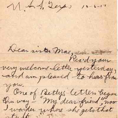 Oct 6, 1917 letter
