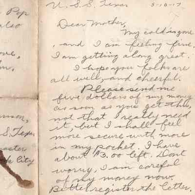 May 10, 1917 letter