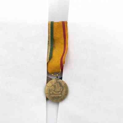 China Service miniature medal