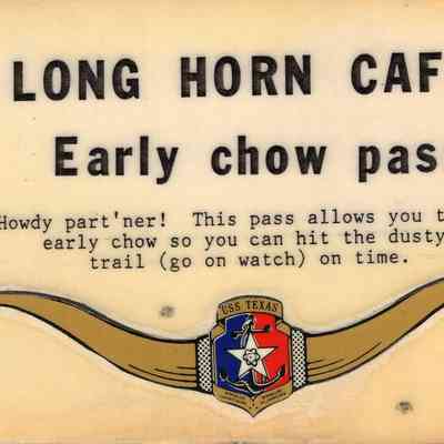 Long Horn Cafe early chow pass