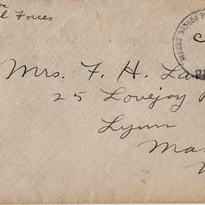 Sep 27, 1918 envelope