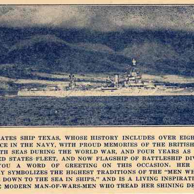 1932 history postcard