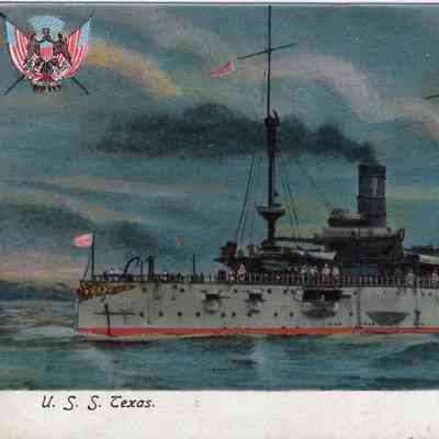 Battleship Texas postcard