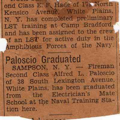 "Paloscio Graduated" clipping
