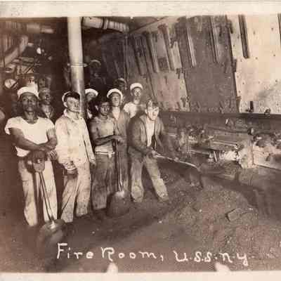 USS New York fire room