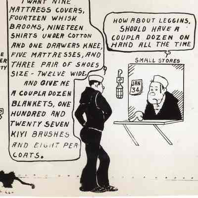 cartoon postcard