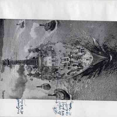 Gaddis wrote notes on where he performed on main deck.