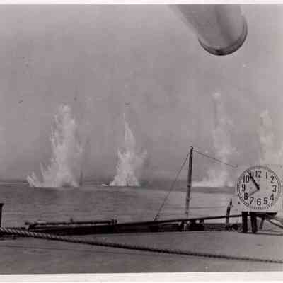 Target practice splashes