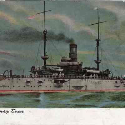 Battleship Texas postcard