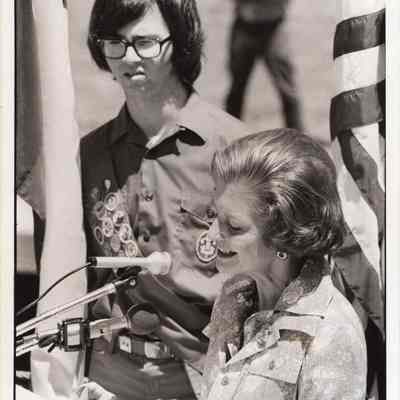 Betty Ford speaks at San Jacinto