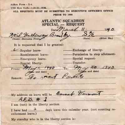 Atlantic Squadron Special Request