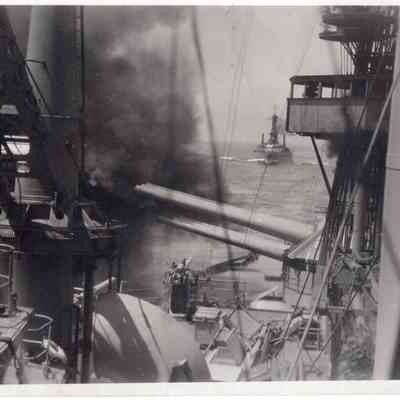 Triple turret firing