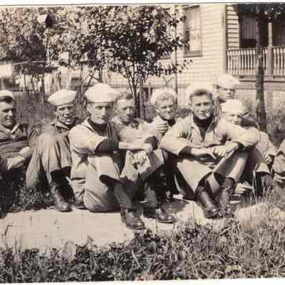 Sailors from USS Nevada