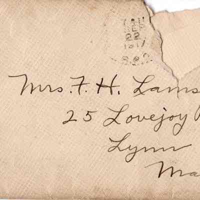 Sep 22, 1917 envelope