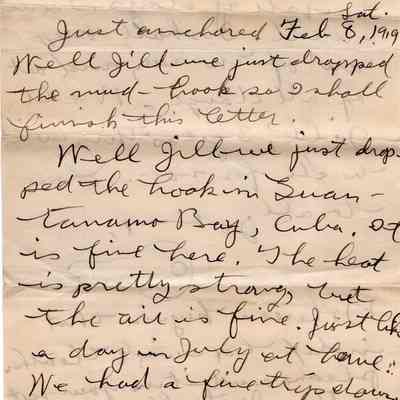 Feb 8, 1919 letter
