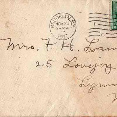 Nov 22, 1917 envelope