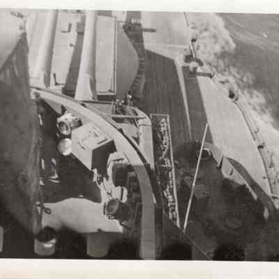 Bow shot from superstructure