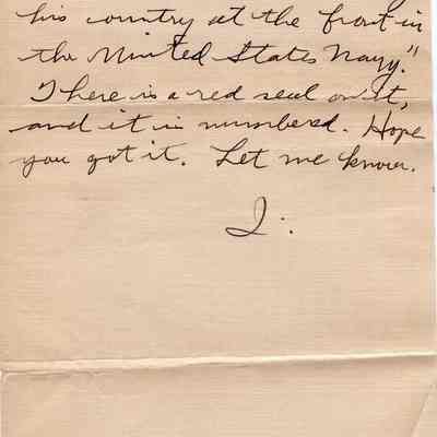 May 10, 1918 letter pg#2