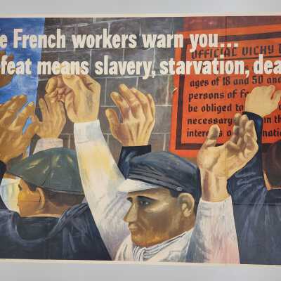 We French workers warn you - defeat means slavery, starvation, death