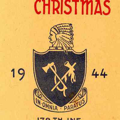 Christmas Card for 179th Infantry