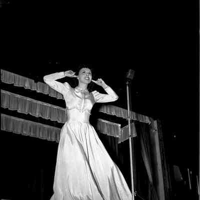 Entertainer on stage