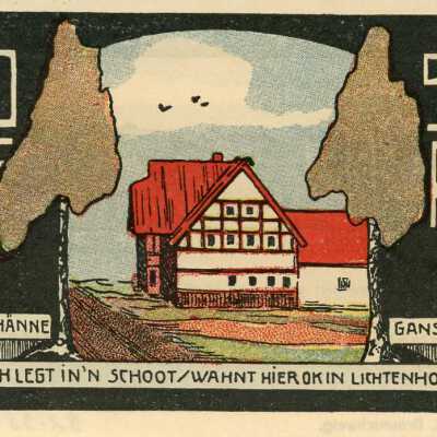 German City of Neustadt Fifty Pfennig Notgeld