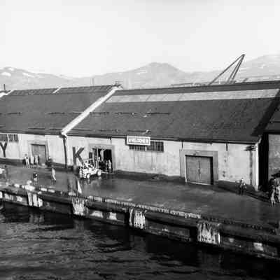 Approaching the dock