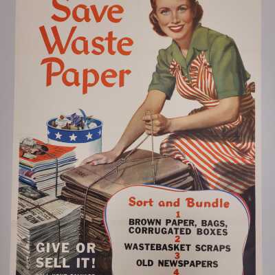 Save waste paper