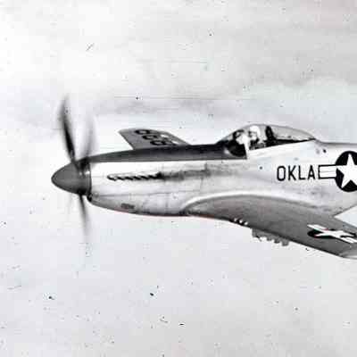 P-51 Mustang in flight