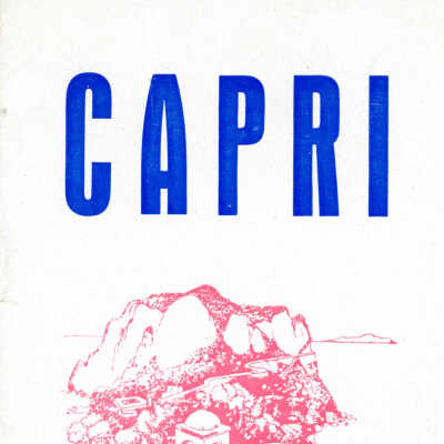 Capri Tourist Booklet