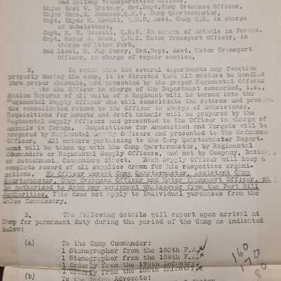 General Order #18 Headquarters Oklahoma National Guard-1922